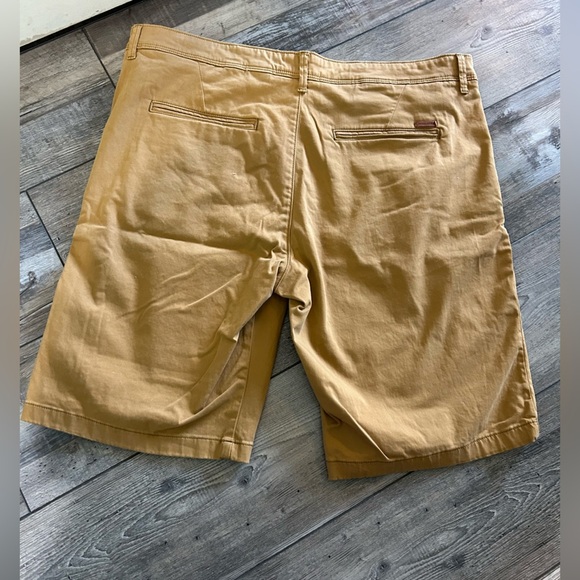Jack & Jones Slim/Macro Shorts Mens XL tan casual chino shorts - Picture 2 of 6